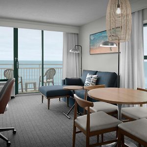 One-Bedroom King Corner Suite Sofa Bed Balcony Oceanfront View